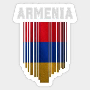 Armenia flag, armenian flag Sticker